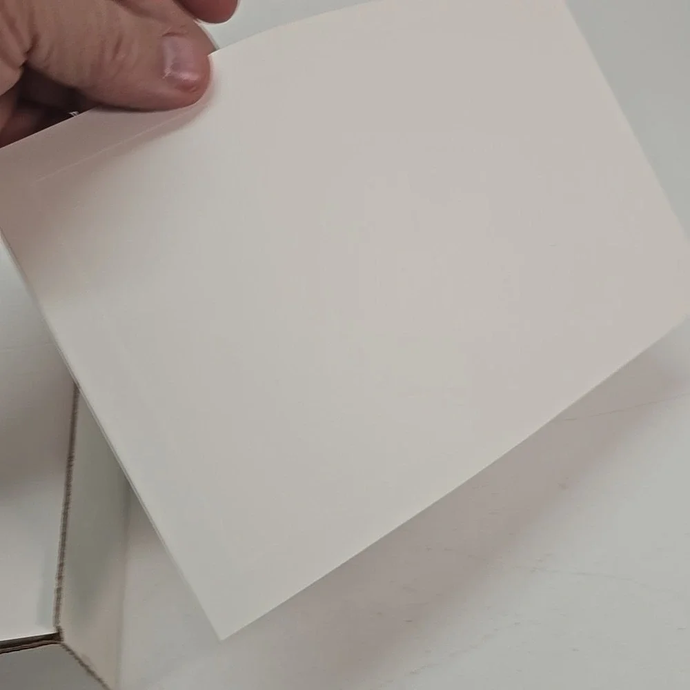 Park Avenue 5.5 Bar‎ Foldable Paneled Sheets Note Cards White  Lot of 250